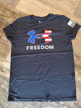 Under Armour Freedom Flag Logo Tee